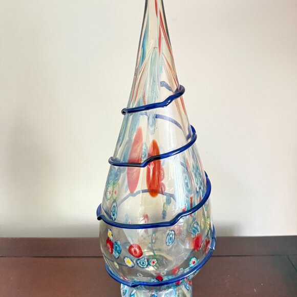 Large Vintage Murano Millefiori Glass Christmas Tree - Picture 6 of 12